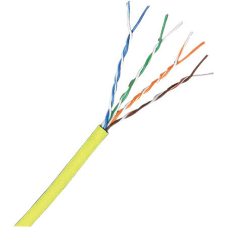 Comprehensive 1000' Cat 5e 350MHz Stranded Cable, Yellow