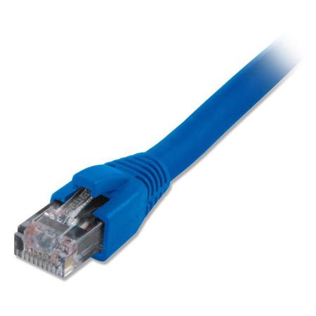 Comprehensive Cat6 Snagless Solid Plenum Shielded Patch Cable, 250 FT, Blue