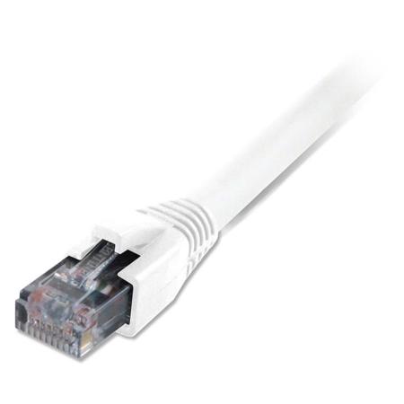 Comprehensive Cat6 Snagless Solid Plenum Shielded Patch Cable, 75 FT, White