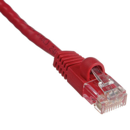 Comprehensive 100' Cat6 550 MHz Snagless Patch Cable, Red
