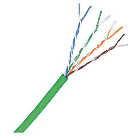 Comprehensive 1000' Cat 6 550MHz UTP Bulk Cable, Stranded Green