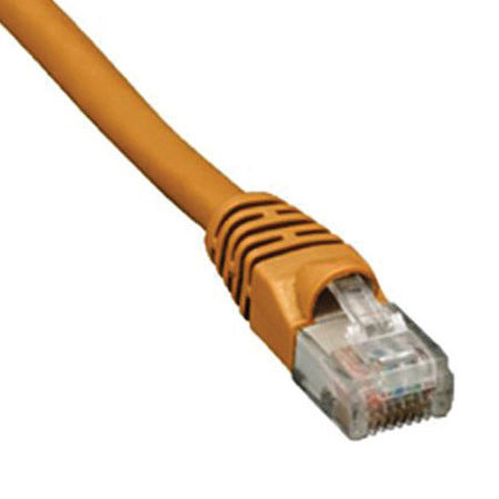 Comprehensive 25' CAT6 Crossover Cable, Orange