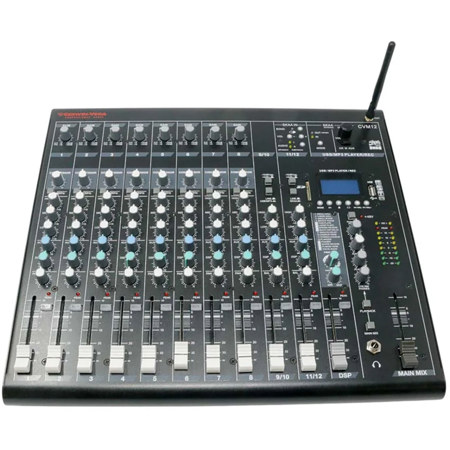 Cerwin Vega CVM12 12-Channel Wireless Analog DJ Mixer with SKAA Pro Technology