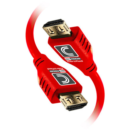 Comprehensive 9' MicroFlex Pro AV/IT Integrator 8K 48Gbps HDMI Cable, Red