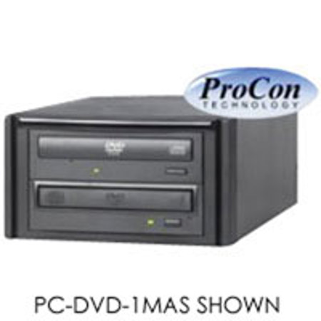 ProCon DVD Master 1 Reader to 2 Writer CD/DVD Duplicator #PCDVD2MAS