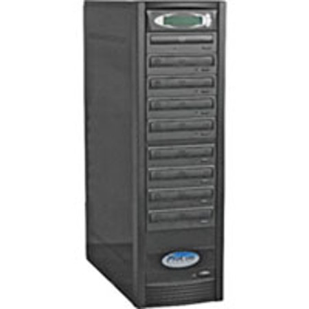 ProCon 1 Reader to 8 Writer CD/DVD Duplicator with Firewire and USB 2.0 Connector, Black