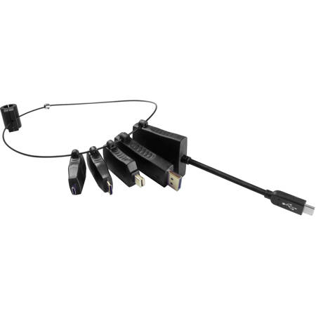 Comprehensive Adapter Ring with 5x Adapters, Includes HDMI-C/D and USB-C Adapter