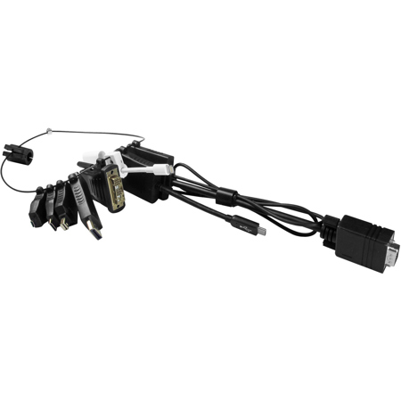 Comprehensive Adapter Ring with 8x Adapters, Includes Mini-DisplayPort, DisplayPort, HDMI-C, HDMI-D, Apple Lighting, DVI, USB-C and VGA Adapter