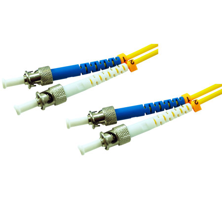 Comprehensive 6.6' ST SM 9/125 Micron Duplex  Fiber Optic Patch Cable