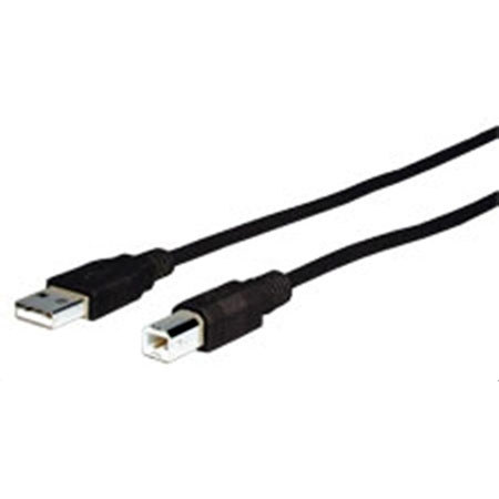 Comprehensive 6' Standard Series Premium USB 2.0 A to B Cable, Black Matte