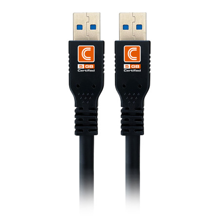 Comprehensive 3' Pro AV/IT Integrator USB 3.0 3.2 Gen1 Male A to A Cable, Black