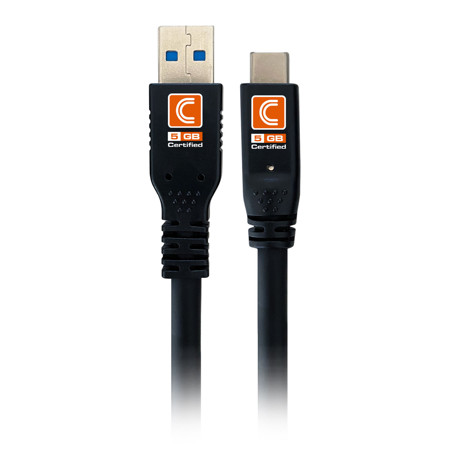 Comprehensive 3' Pro AV/IT Integrator USB 3.0 3.2 Gen1 Male A to C Cable, Black