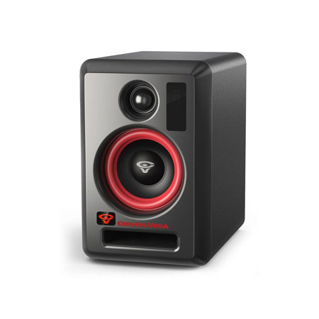 Cerwin Vega VEGA4S 4" 30W 2-Way Powered Satellite Studio Monitor, Black
