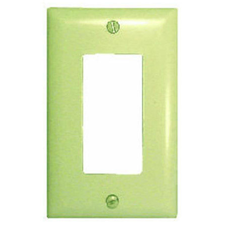 Comprehensive Single Gang Wall Plate Cover, Black Decora