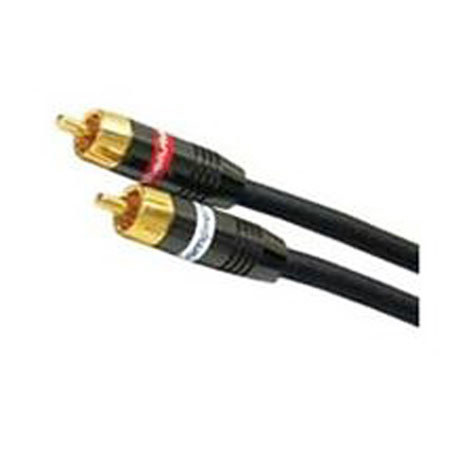 Comprehensive XHD Stereo 2 RCA Male - 2 RCA Male High Definition Audio Cable 6'