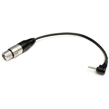 Comprehensive 6" 4-pole TRRS 3.5mm Mini Plug to XLR Jack Audio Adapter
