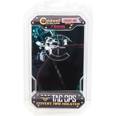 Caldwell Tac Ops IWB Covert Holster for 2" Barrel Revolvers, Right Hand, Black