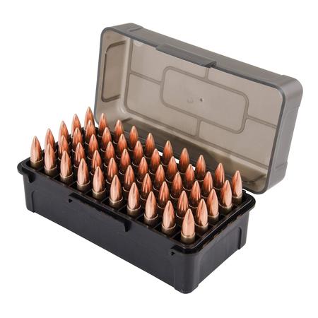 Caldwell AK Mag Charger Flip-Top Ammo Box, Holds 50-Rounds 7.62x39mm, 5 Pack