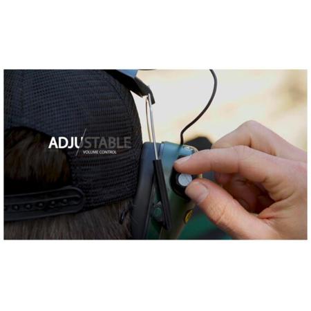 Caldwell E-Max Low Profile Electronic Hearing Protection, 23 NRR, Green