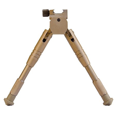 Caldwell 7.5-10" Pivot and Cant Bipod, Prone Model, Dessert Tan