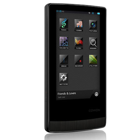 Cowon America J3 32GB Premium MP3 Player, FM Radio, Voice Recorder -Black