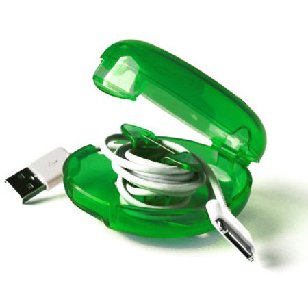 Dotz Cord Wrap, Green, with Accessory Clip