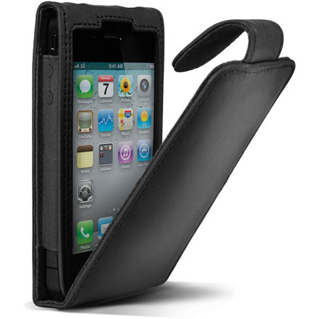 Cygnett Lavish Ultra-Soft Leather Case for iPhone 4 & 4S, Black
