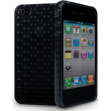 Cygnett Aerosphere Bubble-Effect Case for iPhone 4 & 4S, Black