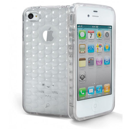 Cygnett Aerosphere TPU Case with Bubble-Effect for iPhone 4 & 4S, Crystal