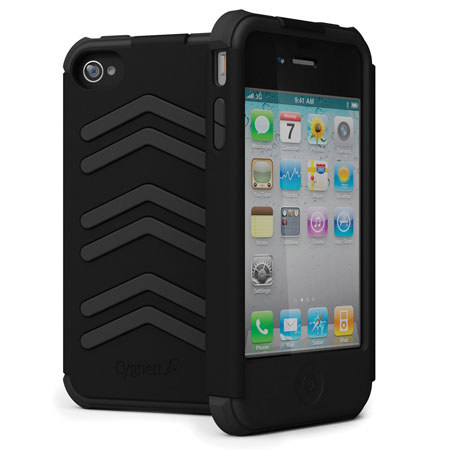 Cygnett Workmate Pro Shock-Resistant Case for iPhone 4 & 4S, Black & Grey