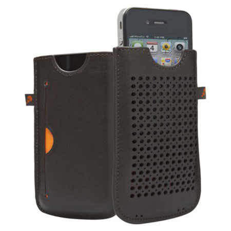 Cygnett Milan Leather Slip Case for iPhone 4 & 4s, Brown