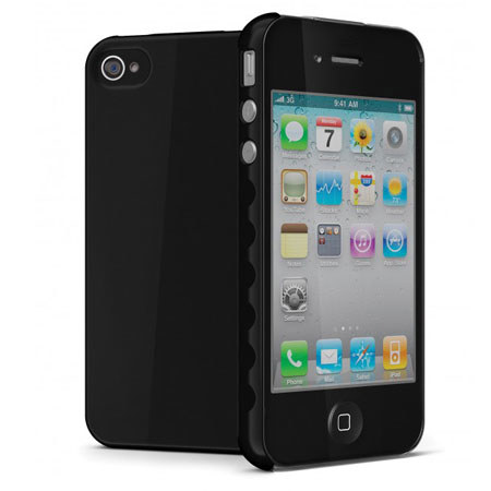 Cygnett AeroGrip Ergonomic Slimline Case for iPhone 4 & 4S, Black