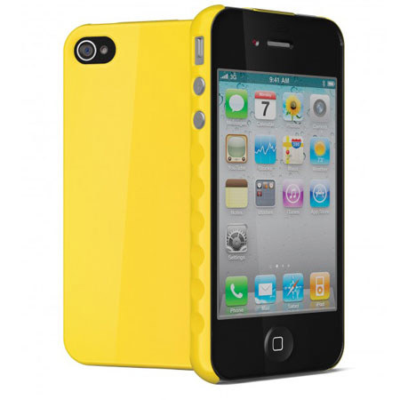 Cygnett AeroGrip Ergonomic Slimline Case for iPhone 4 & 4S, Yellow