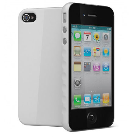 Cygnett AeroGrip Ergonomic Slimline Case for iPhone 4 & 4S, White