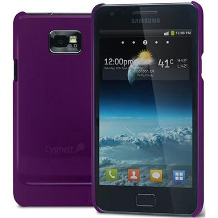 Cygnett Form Slimline High-Gloss Case for Samsung Galaxy S II, Purple