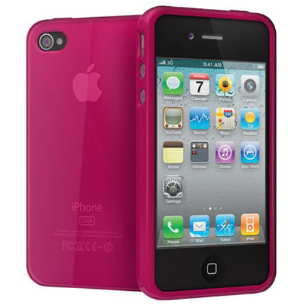 Cygnett FlexiGel Case iPhone 4 & 4S, Pink