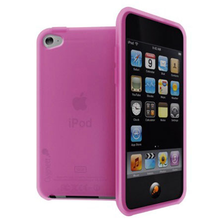 Cygnett FlexiGel+ TPU Plain Case for iPod Touch 4, Pink