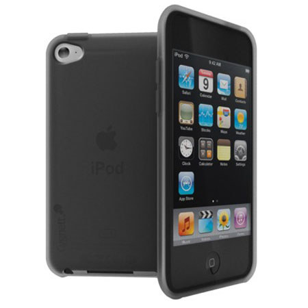 Cygnett FlexiGel+ TPU Plain Case for iPod Touch 4, Gray