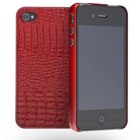 Cygnett Skin Textured Slim Case for iPhone 4 & iPhone 4S, Red