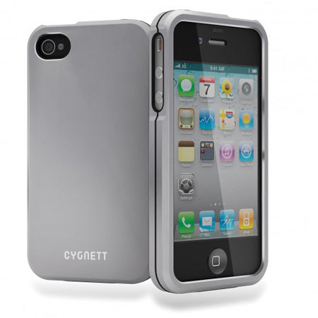 Cygnett Metalicus Aluminum Case for iPhone 4 & iPhone 4S, Silver