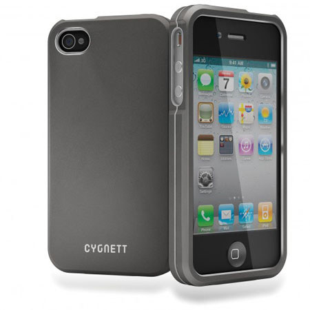 Cygnett Metalicus Aluminum Case for iPhone 4 & iPhone 4S, Gray