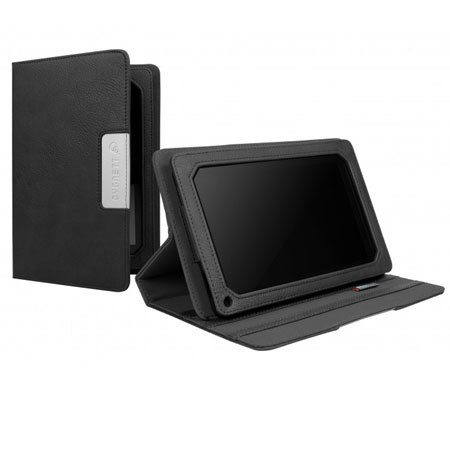 Cygnett Lavish Folio Case with Integrated Stand for Kindle Fire, Black