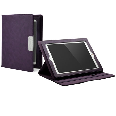 Cygnett Lavish Earth Folio Case with Integrated Stand for iPad 2, 3, & 4 Purple
