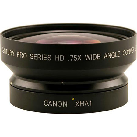 Century Optics .75x Wide Angle Converter for Canon XH-A1,XH-G1,XL-H1,& Canon XL2