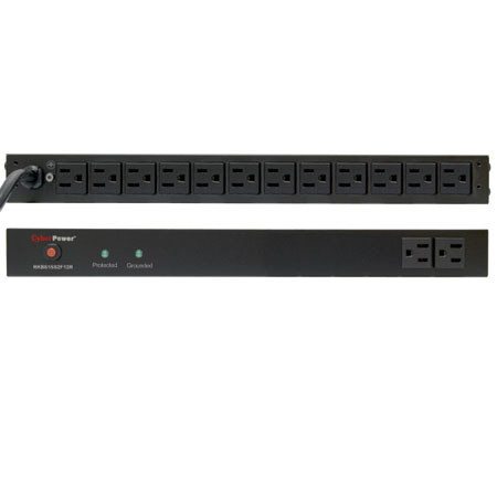 CyberPower 15A 14-Outlet (2 Front/12 Rear) Surge Suppressor