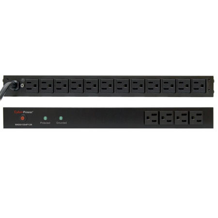 CyberPower 15A 16-Outlet (4 Front/12 Rear) Surge Suppressor