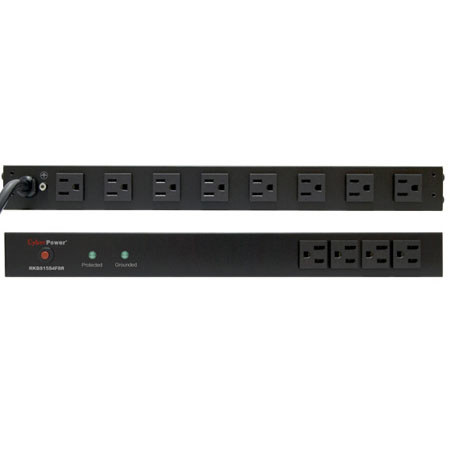 CyberPower 15A 12-Outlet (4 Front/8 Rear) Surge Suppressor