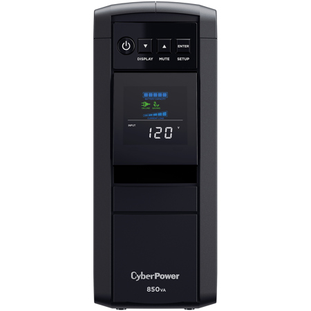 CyberPower PFC Sinewave Computer Battery Backup, 850VA 510W UPS, 10 Outlets