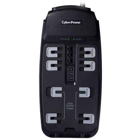 CyberPower Professional Surge Suppressor, 8 Outlets, 2250 Joules