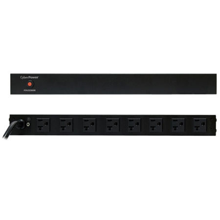 CyberPower PDU20B8R 20A Rack Mount Basic Power Distribution Unit